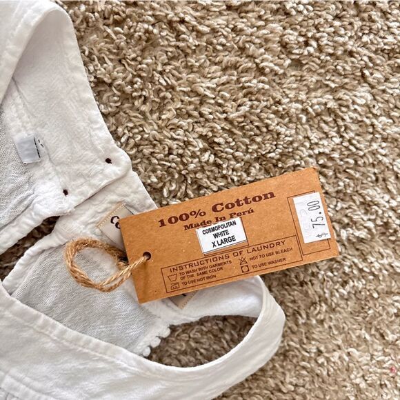 NWT Natural Cotton White The Eclipse Collection White Sun Dress size XL - Picture 5 of 6